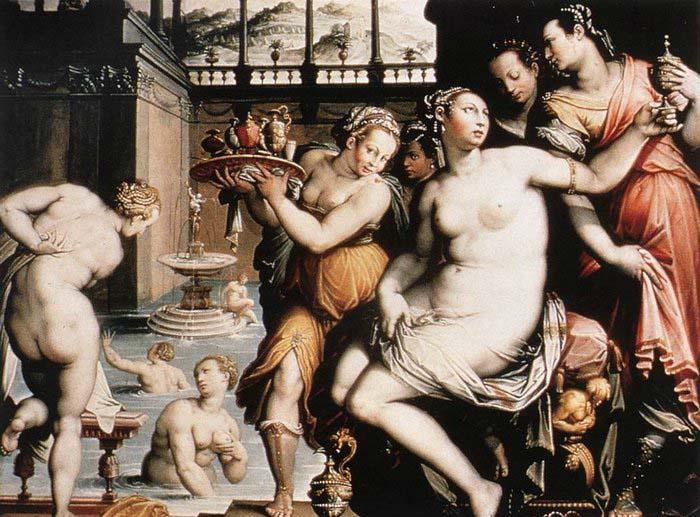 ZUCCHI  Jacopo The Toilet of Bathsheba after 1573